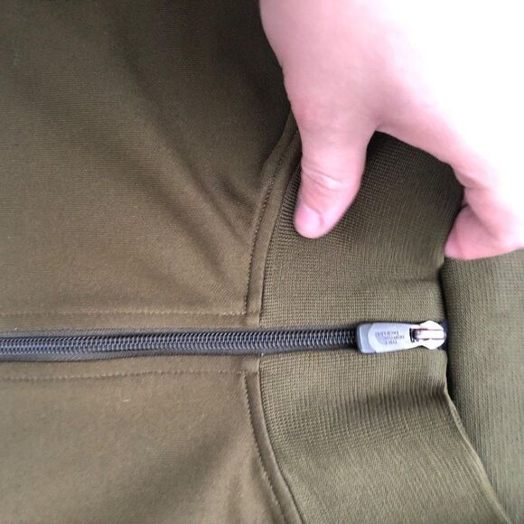 Vintage The North Face Jacket Half Zip Green Large - Picture 9 of 9